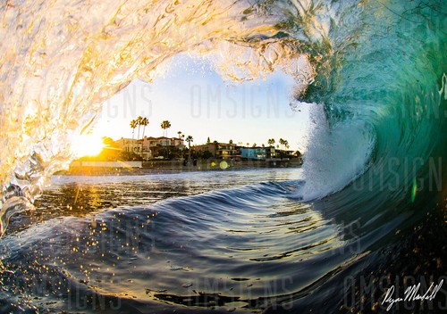 Tagliere vetro wave sunset - in,