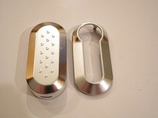 COVER CHIAVE GUSCIO ARGENTO LANCIA Y YPSILON DELTA MUSA KEY SHELL