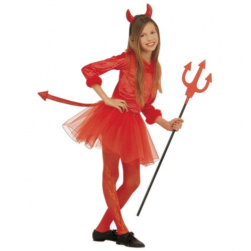 Costume diavoletta rossa - diavoletta,