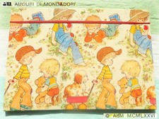 ? SARAH KAY Vintage ANNI SETTANTA MAXI cartellina elastico elastic FOLDER 1976