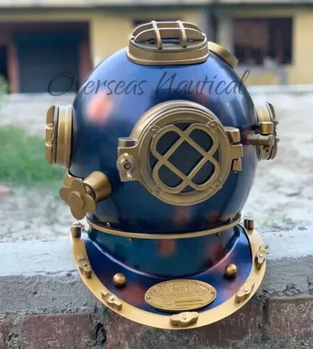 Antico casco subacqueo navy - antico, us