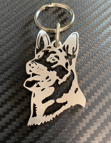 Alsatian keyring keychain key - keychain,
