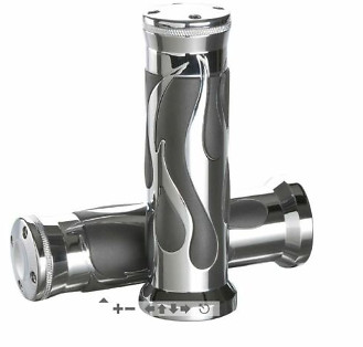 Manopole harley davidson flame - manopole,