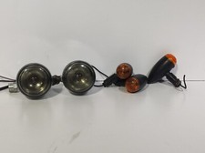 COPPIA FANALE HARLEY DAVIDSON 3 FRECCE MOTO FARO FANALINO INDICATORE POSIZIONE