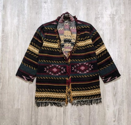 Cardigan giacca vintage frange