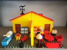 Lego Duplo 2770 Play House VINTAGE FAMILY HOUSE 💯% Completo 1986 