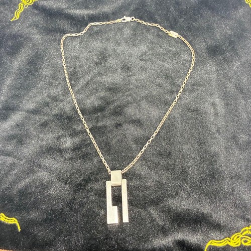 Collana con placca logo gucci - collana,
