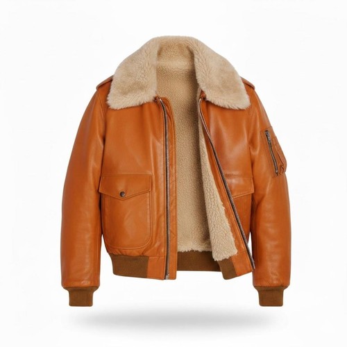 Giubbotto bomber uomo pelle - , di