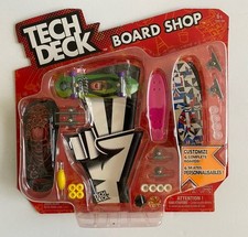 Tech Deck Set Board Shop Almost Dark Start nuovo con scatola 50 pezzi completo 4 tavole