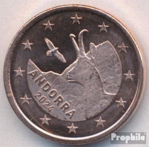 Monete andorra 2024 unc - andorra, 3