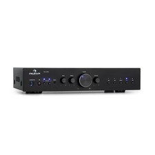 Amplificatore HiFi Stereo 2 Canali Amplifier 400W RMS Bluetooth USB MP3 Nero