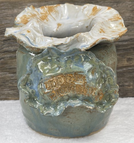 Vaso ceramica studio verde
