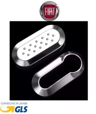 COVER CHIAVE GUSCIO,COMPATIBILE FIAT 500 PUNTO EVO PANDA BRAVO CROMATO 3 TASTI**