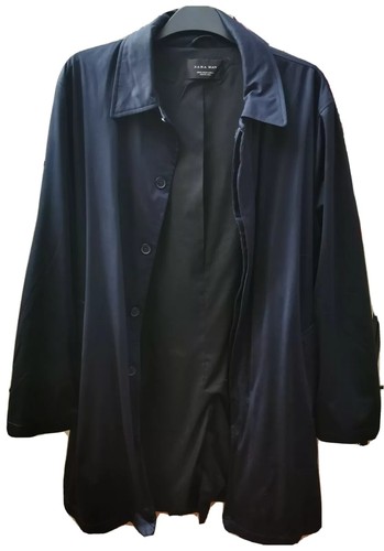 Zara trench camicia uomo blu - uomo,