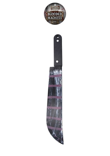 Coltello machete macchiato