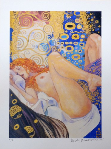 Manara stampa firmata - firmata, klimt