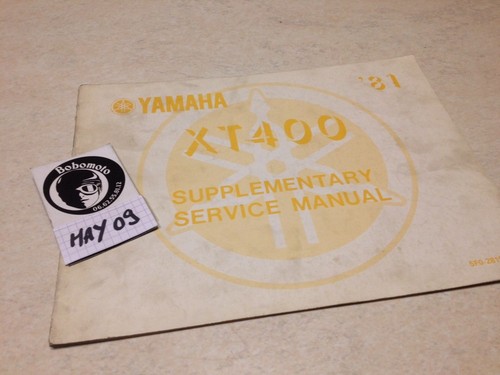 Yamaha xt400 400 5f0 - xt,