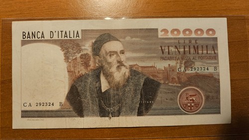 000 lire tiziano decreto - lire,