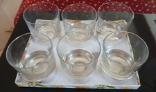 Servizio 6 Bicchieri Grandi Fondo Di Matello Estraibile H 10 Cm Dia 10 Cm