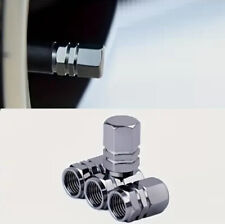 4 Tappi Tappini Valvola Coprivalvola Pneumatico Gomme Ruote Auto Moto Argento