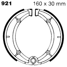 GANASCE CEPPI FRENO POSTERIORE