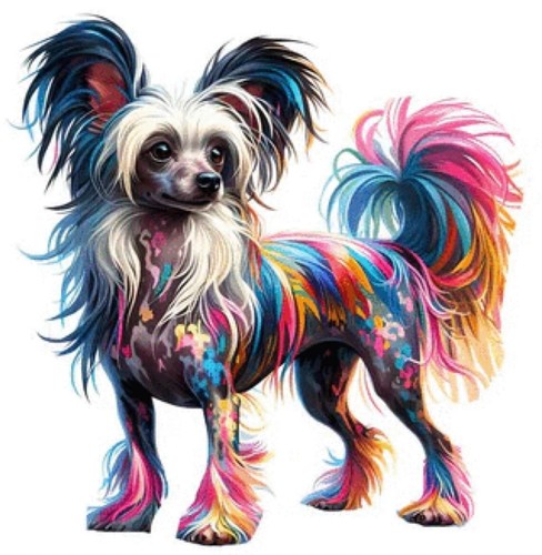 Cane crestato cinese - cinese, modello