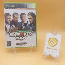 Gioco World Championship Snooker 2004 Videogioco XBOX Completo Pal ta