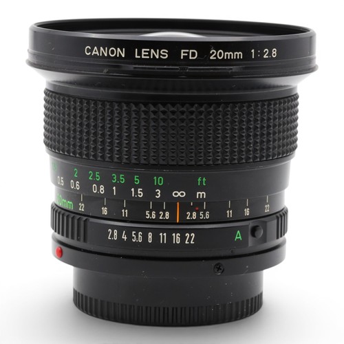 Canon lens 20mm 2 - lens, fd