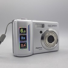Samsung Digimax S600 6,0 megapixel fotocamera digitale compatta argento testato