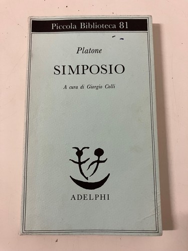 Simposio platone adelphi - platone,