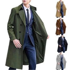 Double Breasted Overcoat Long