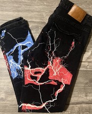 Waimea Jeans Uomo Nero Gamba