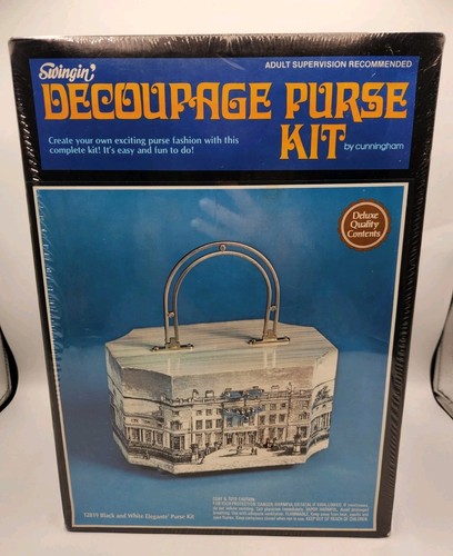 Swingin decoupage borsetta kit - decoupage,