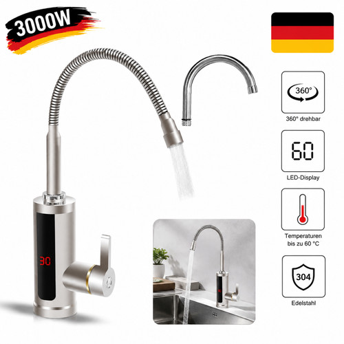 Scaldabagno elettrico led - scaldabagno,