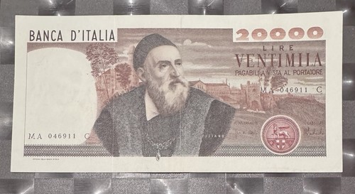 20000 lire tiziano decreto - tiziano,