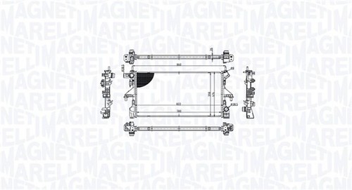 Radiatore acqua motore magneti - radiatore,