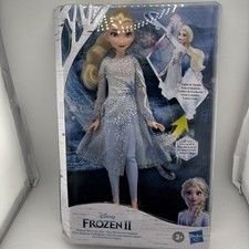 Disney Frozen Magical Discovery Bambola Elsa con Luci e Suoni NUOVA
