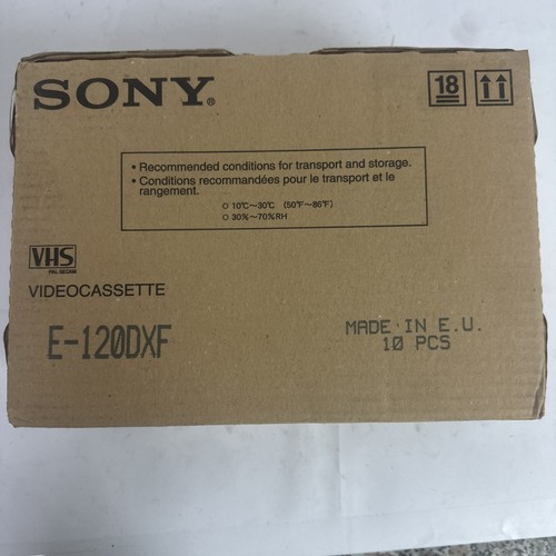Confezione vhs vergini - da, 10