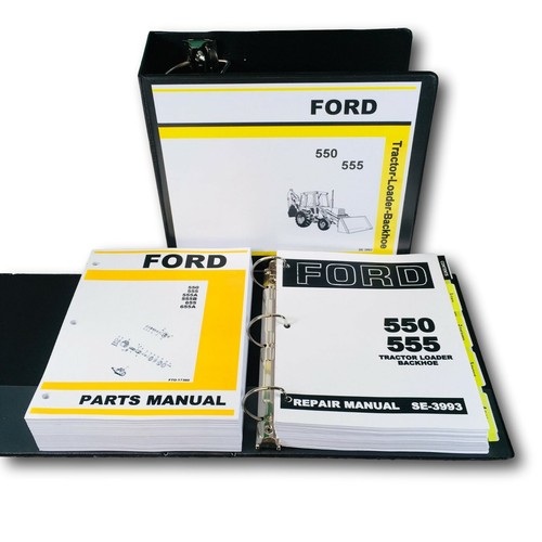 Ford 555 550 trattore - ford,
