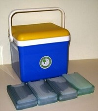 FRIGOR DA VIAGGIO CAMPEGGIO+ 4 THERMOS GHIACCIO CHIMICO