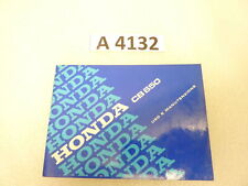 Honda CB 650 libretto uso e