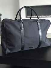 🙂 🙂 🙂 Hugo Boss borsa da viaggio da uomo palestra sportiva nera NUOVA