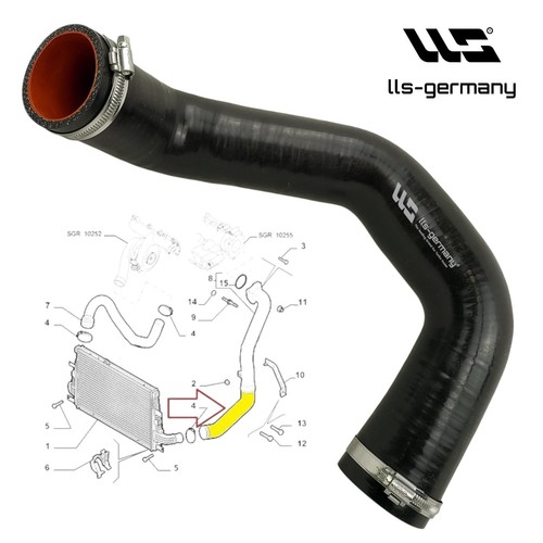 Tubo intercooler rinforzato - tubo, di