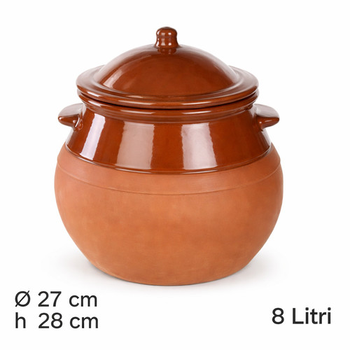 Pentola terracotta con - pentola,