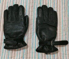 Guanti Moto Uomo Invernali Pile - AXO KILLER - Neri TG 8/S - con Cinturino