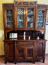 Causa trasferimento vendo credenza due coppie tavolo liberty in noce.
