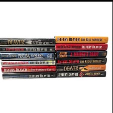 12 Jeffrey Deaver Hardcover Books All Signed First Editions Mystery Novels