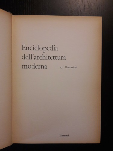 Enciclopedia dell architettura - enciclopedia, dell'architettura