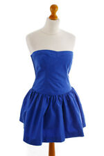 %Vendita% Hollister Point Loma Blu Vestito Estivo Corto Cotone Vestito 36 38