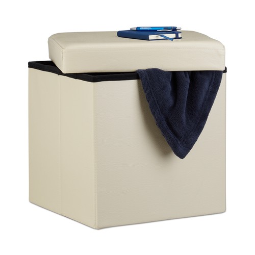 Sgabello contenitore pouf - sgabello,